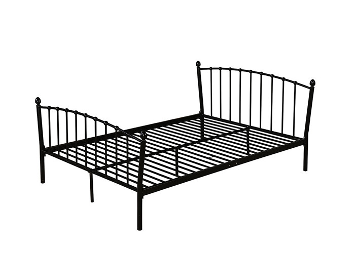 Bedroom Furniture Queen Metal Frame 0.6mm Double Iron Bed